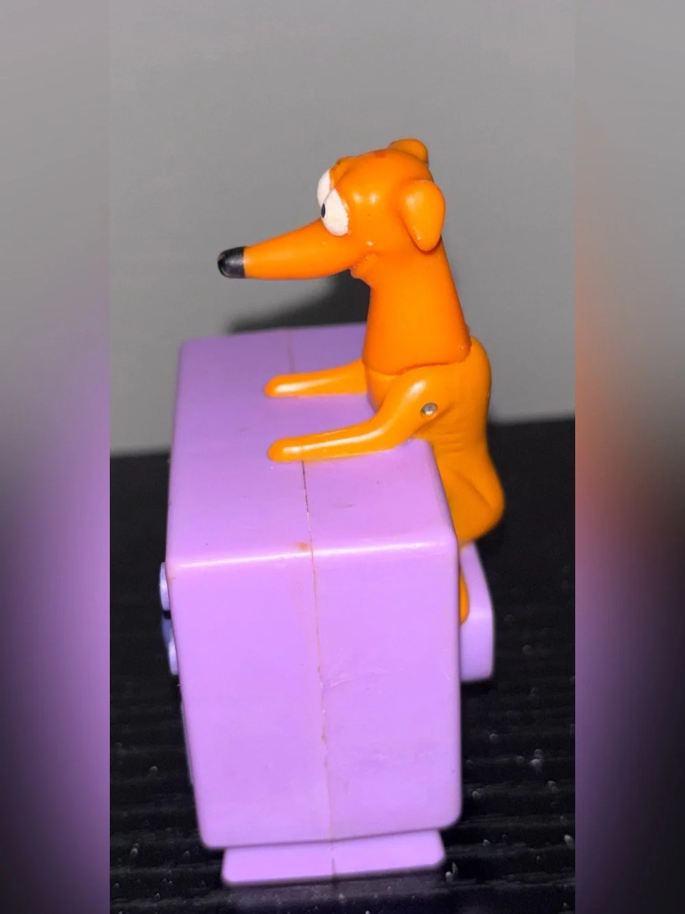 Simpsons Santas Little Helper Burger King  Spinning TV Screen Matt Groening